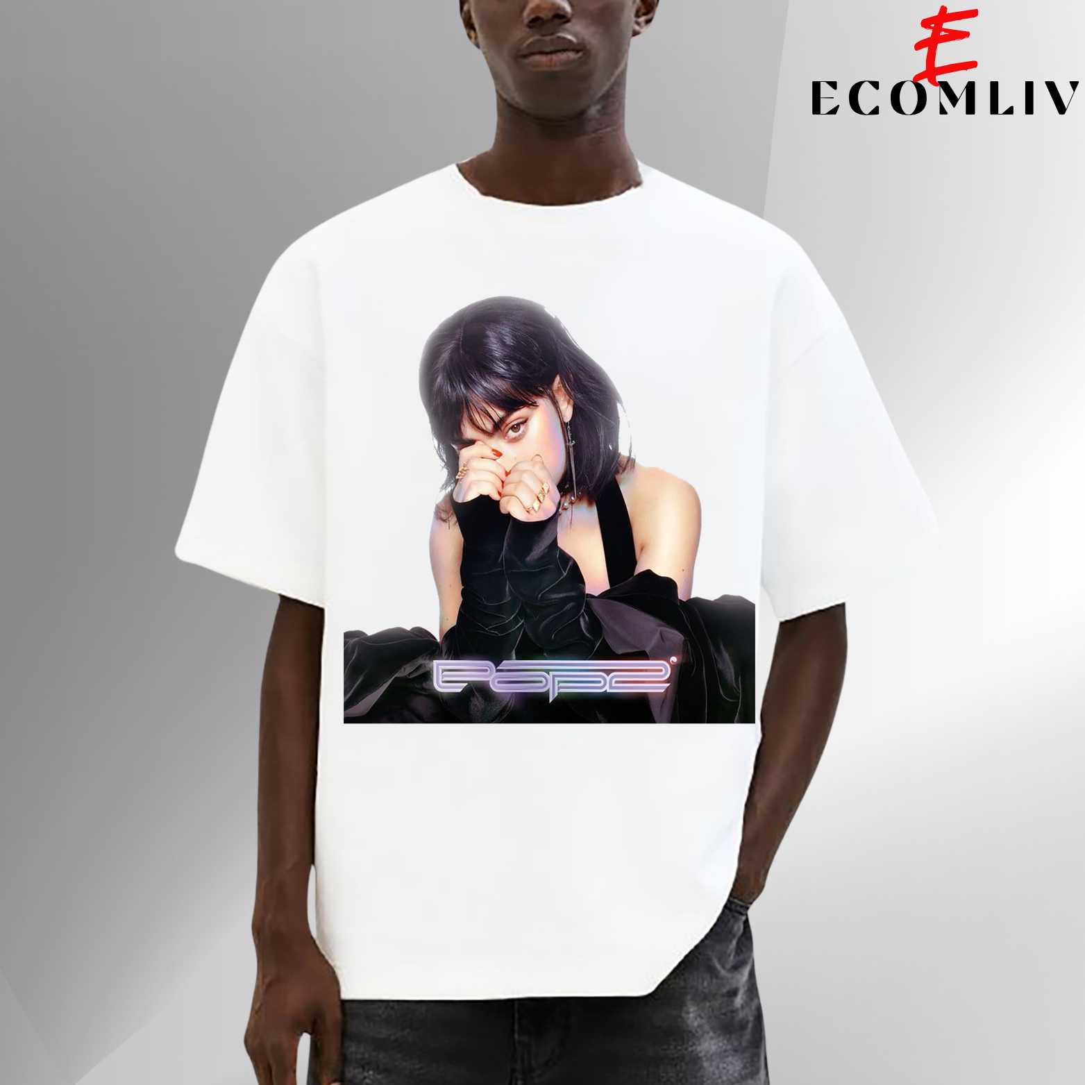 Charli Xcx Face Unisex T Shirt, Pop Music Tee